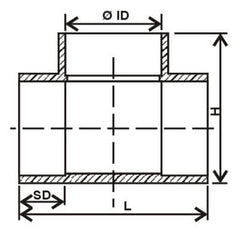 Urja Enterprise Agricultural Pipes - PVC Tee Fittings (Finolex)