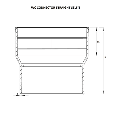Urja Enterprise Finolex SWR Pipe - Straight Connector