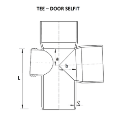 Urja Enterprise Finolex SWR Door Tee Fitting
