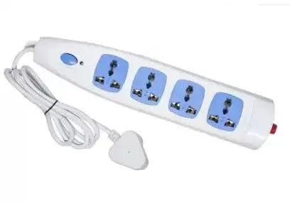 Urja Enterprise 240V 6A Four-Way 1440W Extension Board with Wire- 1.5 Meter