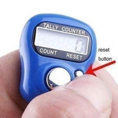Urja Enterprise Manual Hand Finger jaap Counter Digital Counting Machine Counter Rotating Tally Mini Counter in Various Counting Purpose (Multicolour)