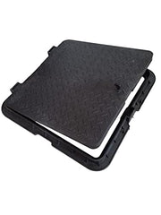 Urja Enterprise PVC Manhole Cover Floor | Drainage Cover | Chamber Cover (1 pcs) (PVC)(All Size)