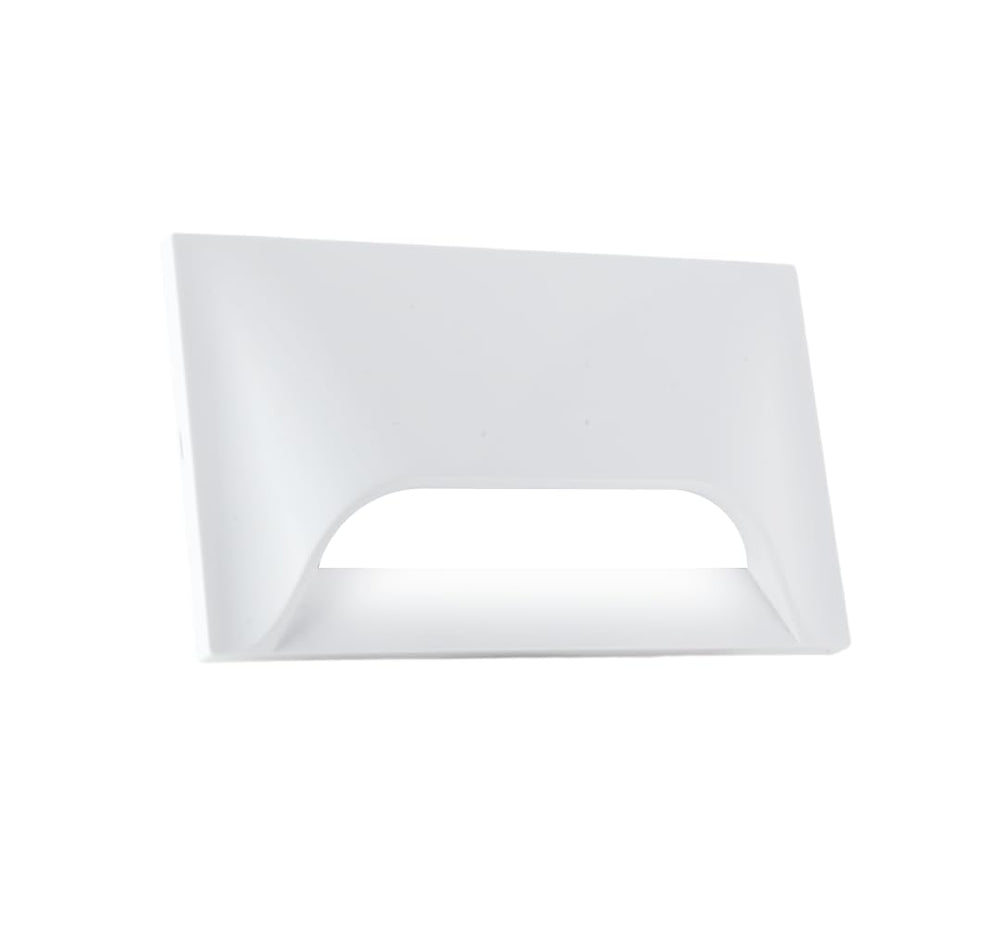 Urja Enterprise Italic 3&4 Modular Western LED Foot Light Convertible Under Cabinet Light, Soft White Outdoor Deck Wall Recessed Foot Stair Nosing Light PACK OF 1 WHITE