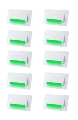 Classic 4 Modular Western LED Foot Light Convertible Under Cabinet Light, Soft White Outdoor Deck Wall Recessed Foot Stair Nosing Light PACK OF 10 GREEN