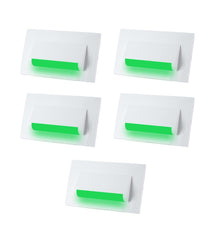 Classic 4 Modular Western LED Foot Light Convertible Under Cabinet Light, Soft White Outdoor Deck Wall Recessed Foot Stair Nosing Light PACK OF 5 GREEN