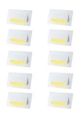 Classic 4 Modular Western LED Foot Light Convertible Under Cabinet Light, Soft White Outdoor Deck Wall Recessed Foot Stair Nosing Light PACK OF 10 YELLOW