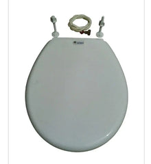 Urja Enterprise Toilet Seat Cover | White effect/Finish | Non Soft Close type | Suitable for Conventional/Regular EWC