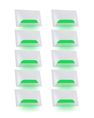 Urja Enterprise Italic 3&4 Modular Western LED Foot Light Convertible Under Cabinet Light, Soft White Outdoor Deck Wall Recessed Foot Stair Nosing Light PACK OF 10 GREEN