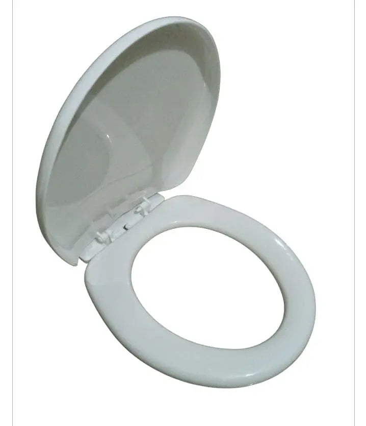 Urja Enterprise Toilet Seat Cover | White effect/Finish | Non Soft Close type | Suitable for Conventional/Regular EWC