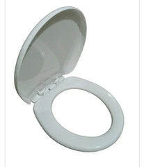 Urja Enterprise Toilet Seat Cover | White effect/Finish | Non Soft Close type | Suitable for Conventional/Regular EWC