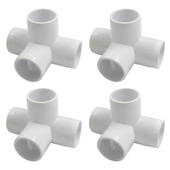 4-Way PVC Elbow Pipe Fitting Manufacturer and Supplier 4 way 3 4 inch