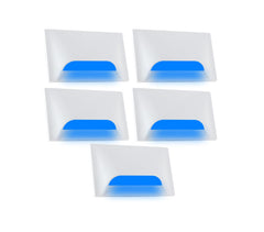 Urja Enterprise Italic 3&4 Modular Western LED Foot Light Convertible Under Cabinet Light, Soft White Outdoor Deck Wall Recessed Foot Stair Nosing Light PACK OF 5 BLUE