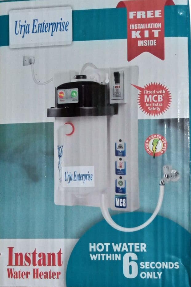 Urja Enterpise 1.5 Liter Compact Instant Water Heater, Easy Installation, Energy Efficient, With MCB (Multi)