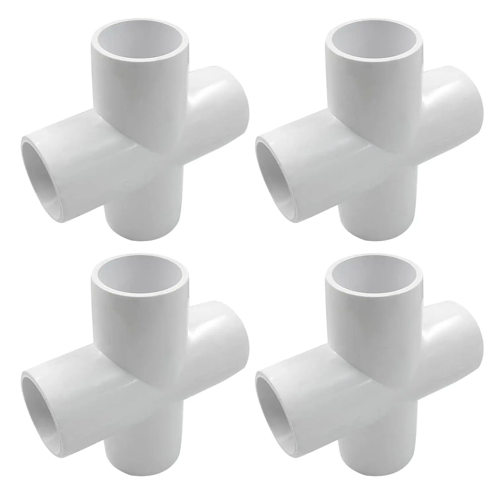 4-Way PVC Elbow Pipe Fitting Manufacturer and Supplier cross 3 4 inch