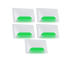 Urja Enterprise Italic 3&4 Modular Western LED Foot Light Convertible Under Cabinet Light, Soft White Outdoor Deck Wall Recessed Foot Stair Nosing Light PACK OF 5 GREEN