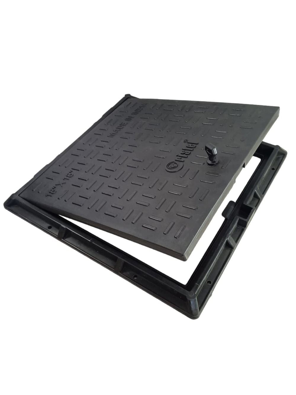 Urja Enterprise PVC Manhole Cover Floor | Drainage Cover | Chamber Cover (1 pcs) (PVC)(All Size)