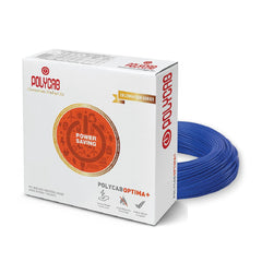 Polycab OPTIMA+ 90M coil | Flame Retardant | Lead free | 99.97% high purity copper | Rodent protection | PVC insulated housewire Optima+