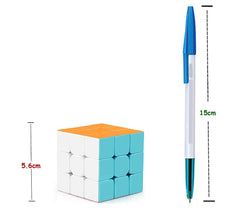 Urja Enterprise Cubes 3X3 High Speed Sticker Less Magic Puzzle Cube Game Toy Pack of 1,Multicolor,for Kid