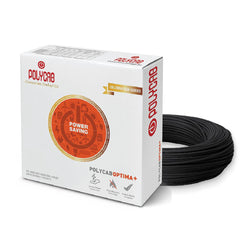 Polycab OPTIMA+ 90M coil | Flame Retardant | Lead free | 99.97% high purity copper | Rodent protection | PVC insulated housewire
