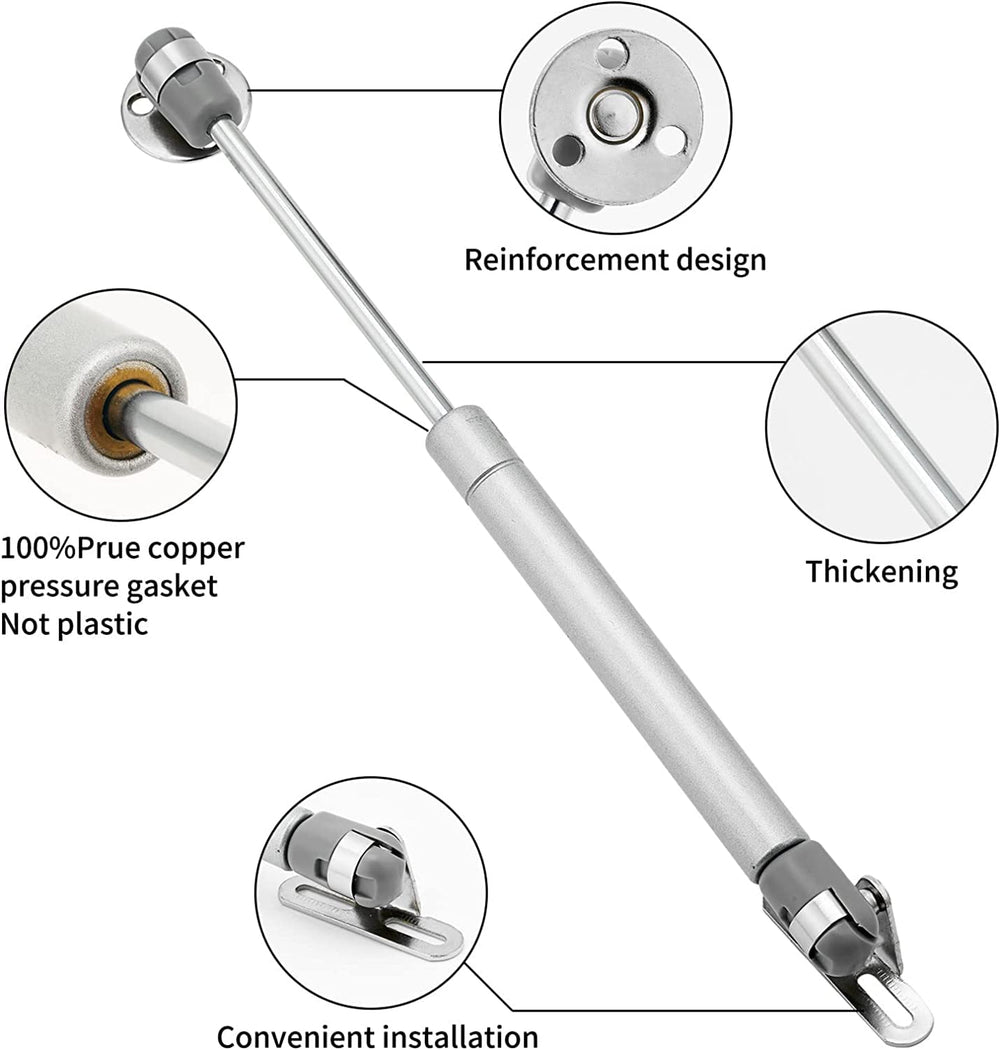 Urja Enterprise Gas Pumps, Gas Struts, Gas Shocks Lift Support for Cabinet (Code- Gas Pump normal, Size- 9" Load Capacity:- 30 kg, Color- Black, Pack of 1 Set of 2 PCS)