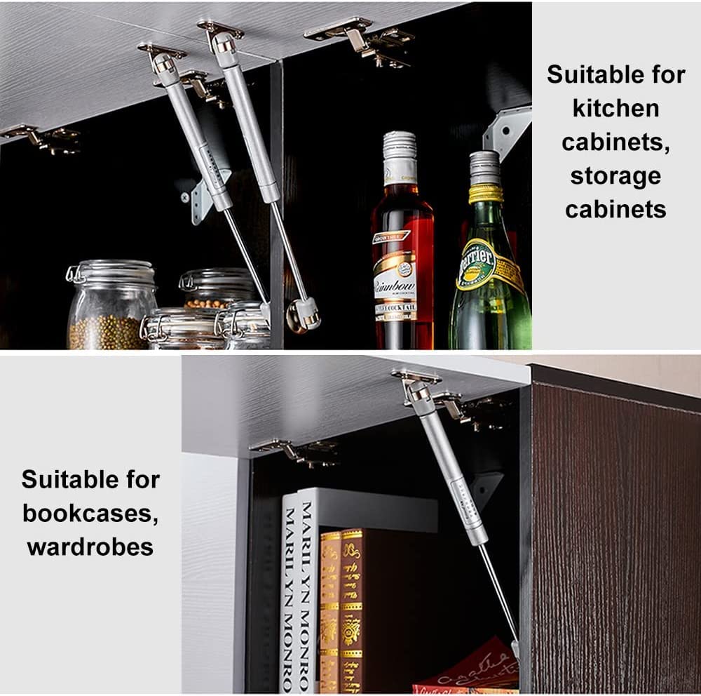 Urja Enterprise Gas Pumps, Gas Struts, Gas Shocks Lift Support for Cabinet (Code- Gas Pump normal, Size- 9" Load Capacity:- 30 kg, Color- Black, Pack of 1 Set of 2 PCS)