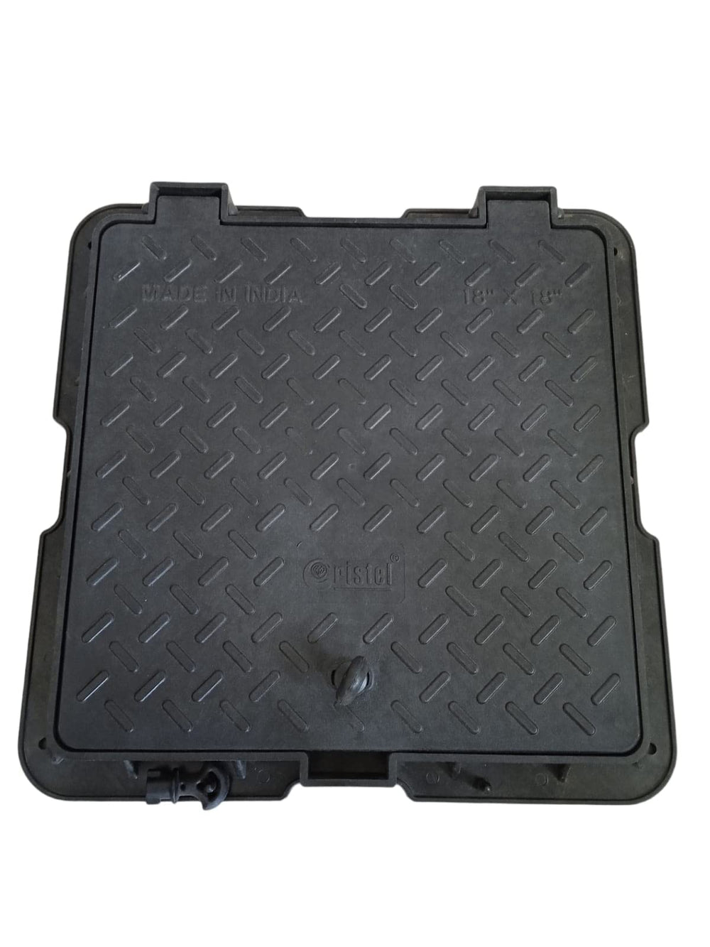 Urja Enterprise PVC Manhole Cover Floor | Drainage Cover | Chamber Cover (1 pcs) (PVC)(All Size) 18 x 18 Classic