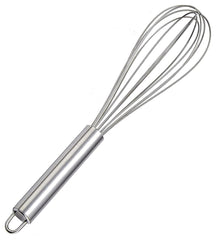 Urja Enterprise Stainless Steel Manual Hand Whisk - Balloon Wire Whisk for Mixing, Beating, Whipping & Blending, Kitchen Baking & Cooking Beater Tool for Egg, Cake Batter, Cream, Sauces & Drinks (20CM) Default Title