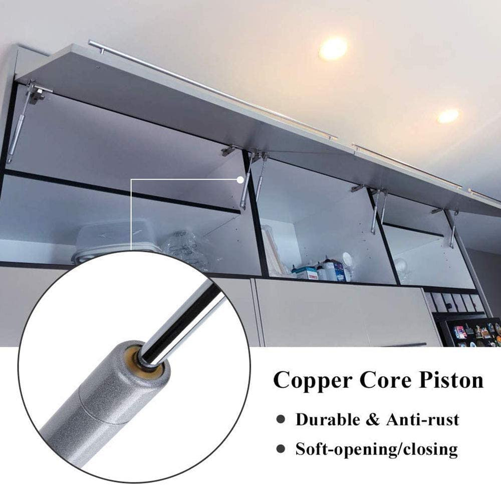 Urja Enterprise Gas Pumps, Gas Struts, Gas Shocks Lift Support for Cabinet (Code- Gas Pump normal, Size- 9" Load Capacity:- 30 kg, Color- Black, Pack of 1 Set of 2 PCS)