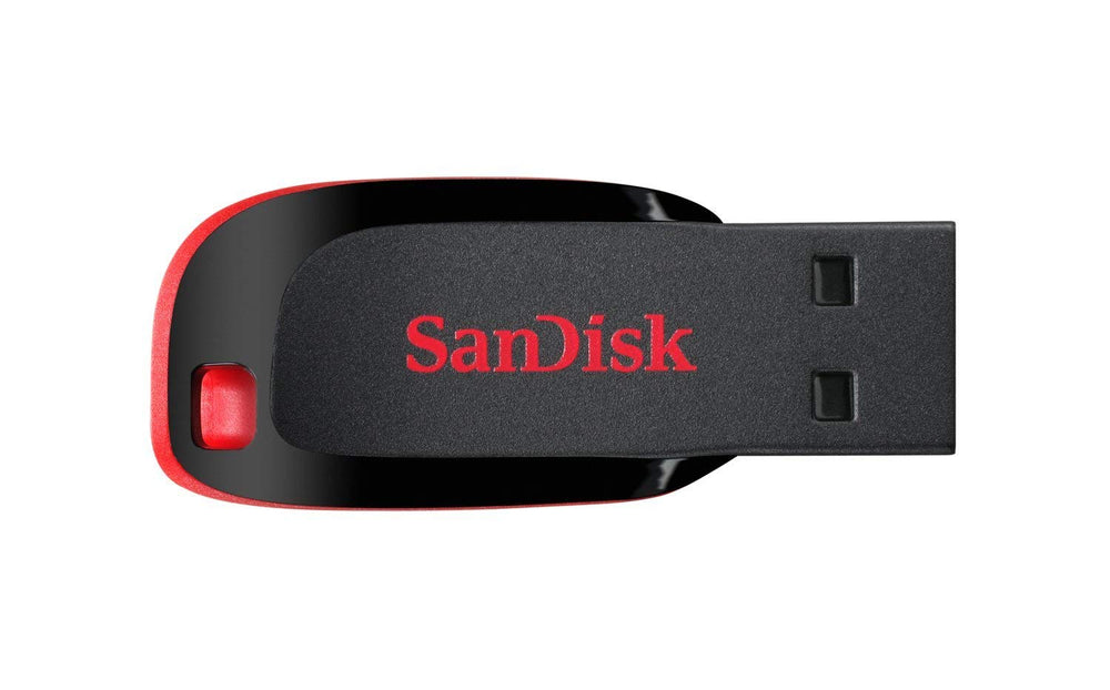 SanDisk Cruzer Blade SDCZ50-016G-135 16 GB USB 2.0 Pen Drive (Red) Cruzer Blade 128GB