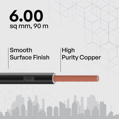 Polycab OPTIMA+ 90M coil | Flame Retardant | Lead free | 99.97% high purity copper | Rodent protection | PVC insulated housewire