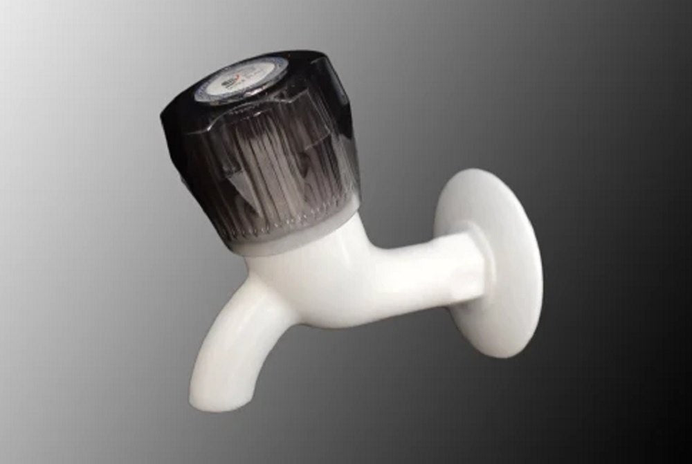 Urja Enterprise Cock Foam Flow Water Tap small body for Bathroom & Kitchen with Flange Superior Plastic Taps (Multi color) (pack of 1)(CP-101)