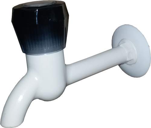 Urja Enterprise Cock Foam Flow Water Tap long body for Bathroom & Kitchen with Flange Superior Plastic Taps (Multi color) (pack of 1) (CP-102)