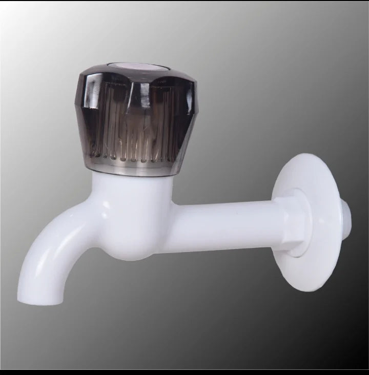 Urja Enterprise Cock Foam Flow Water Tap long body 90° for Bathroom & Kitchen with Flange Superior Plastic Taps (Multi color) (pack of 1)(CP-104)