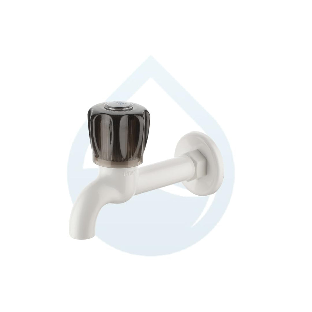 Urja Enterprise Cock Foam Flow Water Tap long body 90° for Bathroom & Kitchen with Flange Superior Plastic Taps (Multi color) (pack of 1)(CP-104)