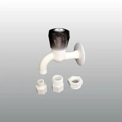 Urja Enterprise Cock Foam Flow Water Tap W/M Bib Cock for Bathroom & Kitchen with Flange Superior Plastic Taps (Multi color) (pack of 1)(CP-108)