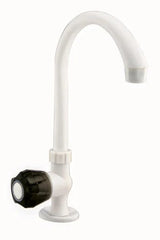 Urja Enterprise Cock Foam Flow Water Tap Swan Neck Cock for Bathroom & Kitchen with Flange Superior Plastic Taps (Multi color) (pack of 1)(CP-110)