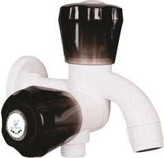 Urja Enterprise Cock Foam Flow Water Tap Two Way Foam Flow cock for Bathroom & Kitchen with Flange Superior Plastic Taps (Multi color) (pack of 1)(CP-112)