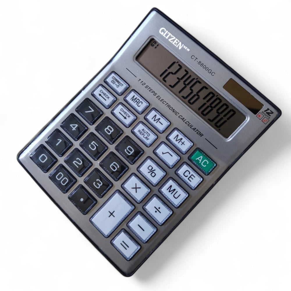 Urja Enterprise New Arrival CT-8800GC New Model Calculator Basic Calculator (12 Digit) CT-8800GC Basic Calculator (12 Digit)