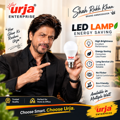 Urja Enterprise LED Bulb for Home & Office |White (2700K) | B22 Base|220 degree Light coverage |4Kv Surge Protection |400V High Voltage Protection |Energy Efficient