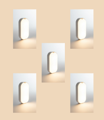 Urja Enterprise 9W Outdoor LED Bulkhead Wall & Ceiling Light – Mount Lamp for Balcony, Staircase, Parking, Terrace & Exterior Lighting (Multicolor)