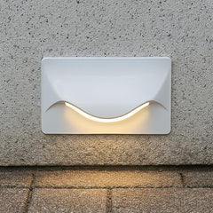 Urja Enterprise Premium 4 Module ITALLIC Smiley Foot Light – White Modular Recessed Step & Wall Light for Modern Interior Staircase Lighting