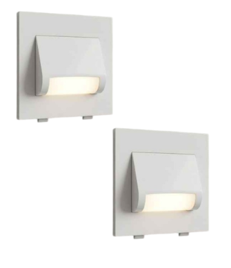 Urja Enterprise 3W Staircase Led Foot Light,2 Module,Plastic Material,Modern,Stylish,Home&Office,Indoor Light Pack of 2