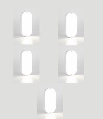 Urja Enterprise 9W Outdoor LED Bulkhead Wall & Ceiling Light – Mount Lamp for Balcony, Staircase, Parking, Terrace & Exterior Lighting (Multicolor)