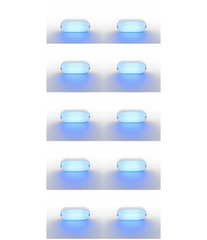 Urja Enterprise 9W Outdoor LED Bulkhead Wall & Ceiling Light – Mount Lamp for Balcony, Staircase, Parking, Terrace & Exterior Lighting (Multicolor)