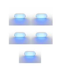 Urja Enterprise 9W Outdoor LED Bulkhead Wall & Ceiling Light – Mount Lamp for Balcony, Staircase, Parking, Terrace & Exterior Lighting (Multicolor)