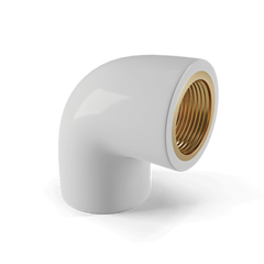 Urja Enterprise Brass Elbow 90° Fitting for ASTM Pipes (Finolex)