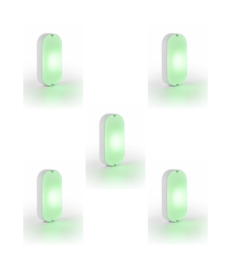 Urja Enterprise 9W Outdoor LED Bulkhead Wall & Ceiling Light – Mount Lamp for Balcony, Staircase, Parking, Terrace & Exterior Lighting (Multicolor)