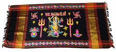 Urja Enterprise Divine Aari Bharat Embroidered Shawl Mahakali Maa