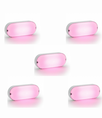 Urja Enterprise 9W Outdoor LED Bulkhead Wall & Ceiling Light – Mount Lamp for Balcony, Staircase, Parking, Terrace & Exterior Lighting (Multicolor)