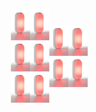 Urja Enterprise 9W Outdoor LED Bulkhead Wall & Ceiling Light – Mount Lamp for Balcony, Staircase, Parking, Terrace & Exterior Lighting (Multicolor)